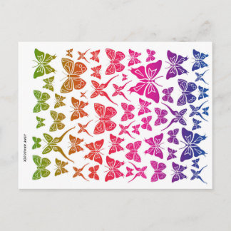 バタフライコラージュ ポストカード