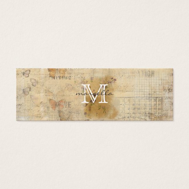 バタフライコラージュBAckgroundモノグラム (正面)