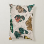 バタフライコレクションアンティーク蝶 アクセントクッション (裏面(縦))