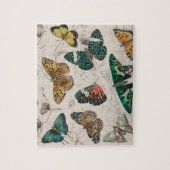 バタフライコレクションアンティーク蝶 ジグソーパズル (縦)