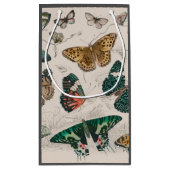 バタフライコレクションアンティーク蝶 スモールペーパーバッグ (裏面)