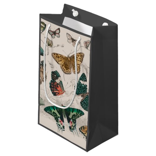 バタフライコレクションアンティーク蝶 スモールペーパーバッグ (正面アングル)