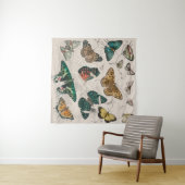 バタフライコレクションアンティーク蝶 タペストリー (インサイチュ(横))