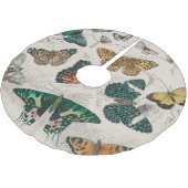 バタフライコレクションアンティーク蝶 ブラッシュドポリエステルツリースカート (アングル)