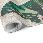 バタフライコレクションアンティーク蝶 ラッピングペーパー (ロールコーナー)