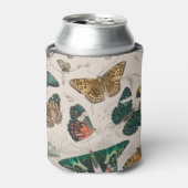 バタフライコレクションアンティーク蝶 缶クーラー (缶正面)