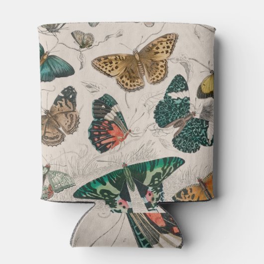 バタフライコレクションアンティーク蝶 缶クーラー (裏面)