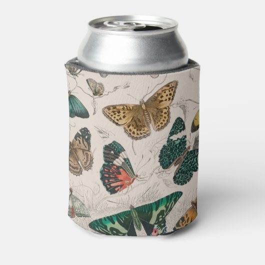 バタフライコレクションアンティーク蝶 缶クーラー (缶裏面)