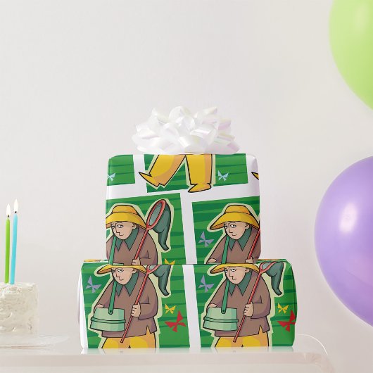 バタフライコレクター ラッピングペーパー