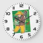 バタフライコレクター ラージ壁時計 (正面)