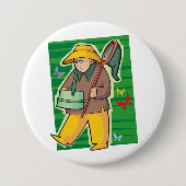 バタフライコレクター 缶バッジ (正面)