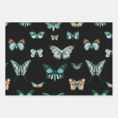 バタフライコンテッサラッピング紙シート ラッピングペーパーシート (正面3)