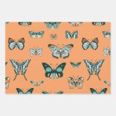 バタフライコンテッサラッピング紙シート ラッピングペーパーシート (正面2)