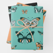 バタフライコンテッサラッピング紙シート ラッピングペーパーシート (インサイチュ)