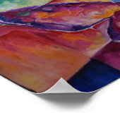 バタフライコンポジションキャンバス印刷 ポスター (角)