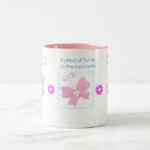 バタフライコーヒーマグ ツートーンマグカップ (中央)