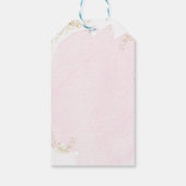 バタフライサンキューバイガール誕生日 ギフトタグ (裏面)