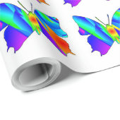 バタフライサンセットラッピング紙 ラッピングペーパー (ロールコーナー)