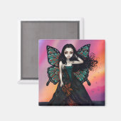 "バタフライサンセット"マグネット マグネット (正面/裏面)