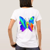 バタフライサンセット Tシャツ (裏面)