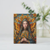 バタフライサンフラワーヌーン ポストカード (スタンド正面)