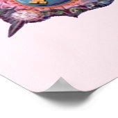 バタフライシガーアンティーク絵画ズ ポスター (角)