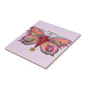 バタフライシガー絵画アンティーク広告ズ タイル (側面)