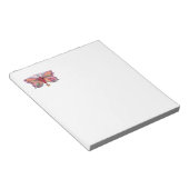 バタフライシガー絵画アンティーク広告ズ ノートパッド (アングル)