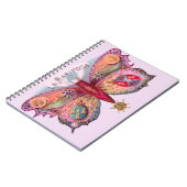 バタフライシガー絵画アンティーク広告ズ ノートブック (左側)