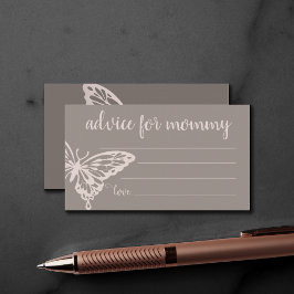 バタフライシックシャワー |赤面トープアドバイスママ エンクロージャーカード