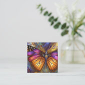 バタフライシネマティック絵画デジタル スクエア名刺 (スタンド正面)