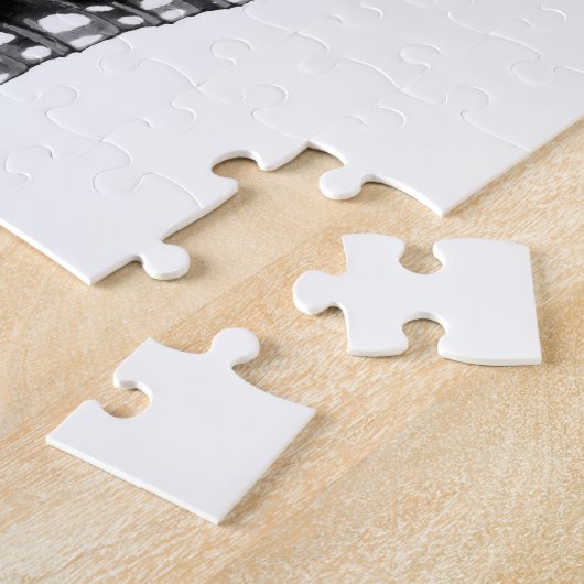 バタフライシャイ黒 ジグソーパズル (側面)