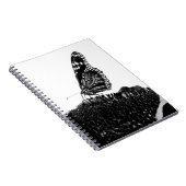 バタフライシャイ黒 ノートブック (右側)