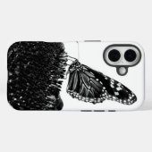 バタフライシャイ黒 Case-Mate iPhoneケース (裏面 (横))