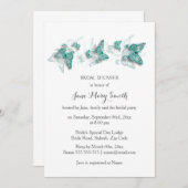 バタフライシャワー夏パーティー 招待状 (正面/裏面)