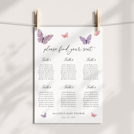 バタフライシャワー座席表 ポスター