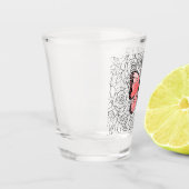 バタフライショットガラス ショットグラス (左)