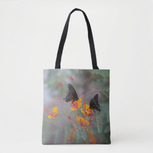 バタフライショッピングバッグ – Two Butterfly's Garden トートバッグ