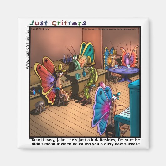 バタフライショーダウン マグネット (正面)