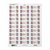 バタフライショー ラベル (フルシート)