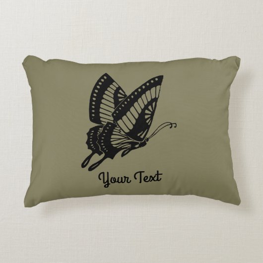 バタフライシルエット アクセントクッション (正面)