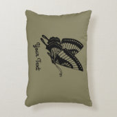 バタフライシルエット アクセントクッション (正面(垂直))