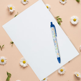 バタフライシルエット 黒ボールペン