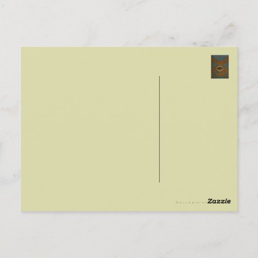 バタフライシルククロス～はがき/招待状 ポストカード (裏面)