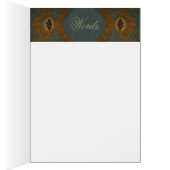 バタフライシルククロス～カード/招待状 (内側 (右))