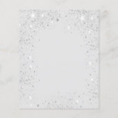 バタフライシルバー結婚グリッターの予算案 チラシ (裏面)