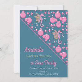 バタフライシーカスタムホース海のパーティー侵略 招待状