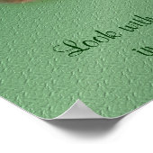 バタフライシーゴッド感動的引用文自然 ポスター (角)