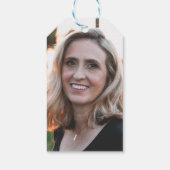 バタフライシードパケット記念葬儀メッセージカード ギフトタグ (裏面)