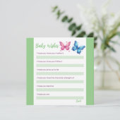 バタフライジェンダーがパーティーベビーの希望を明らかにする 招待状 (スタンド正面)